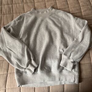Abercrombie & Fitch Sunday Mockneck Crewneck Sweatshirt